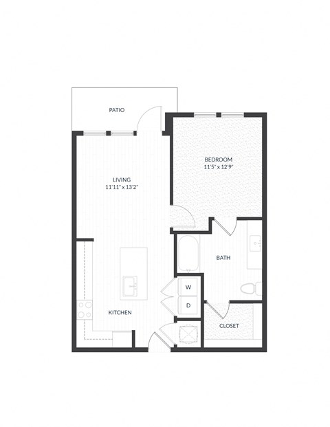 floor plan photo of the residence at heritage park in abilene, tx